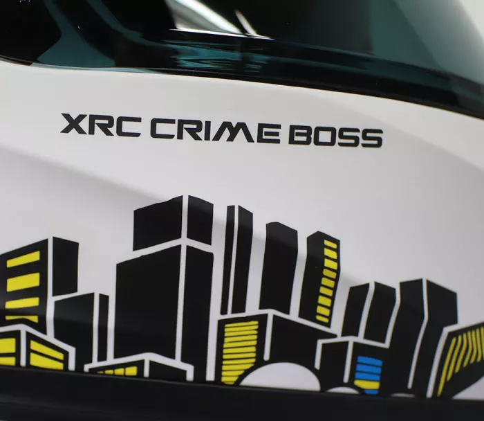 Helma na moto XRC CRIME BOSS matt white