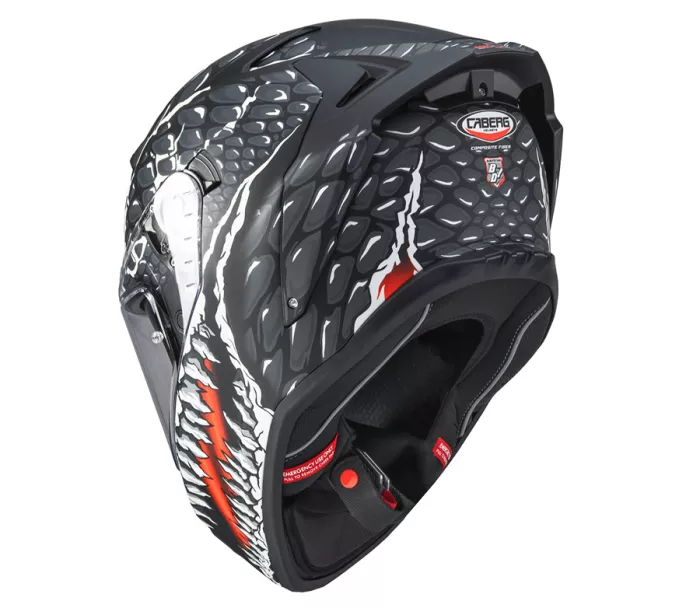 Caberg Drift Evo II Crok matt black/anthracite/red vel. S