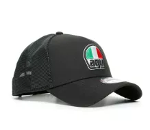 Kšiltovka Dainese 201990083 001 AGV 9FORTY TRUCKER SNAPBACK CAP black