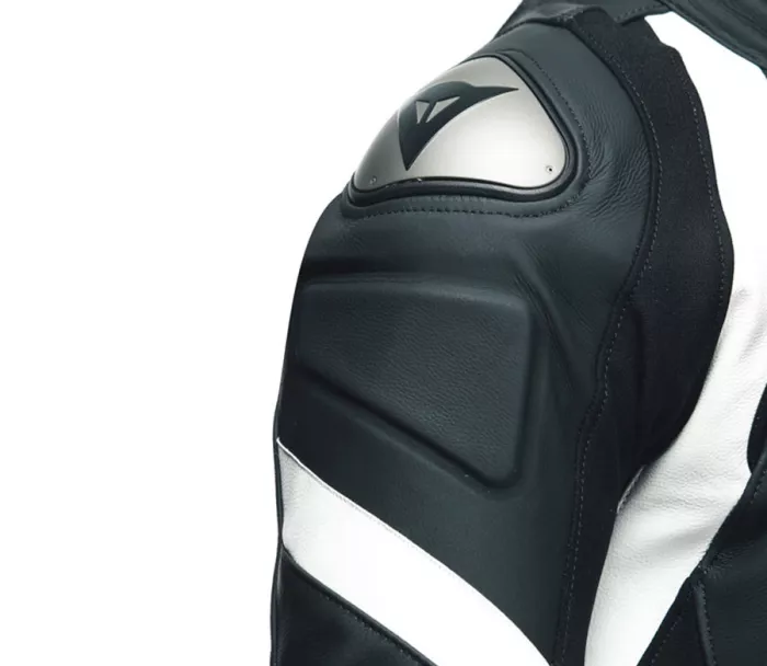 Dvoudílná kombinéza na moto Dainese AVRO 4 BLACK-MATT/BLACK-MATT/WHITE