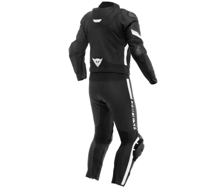 Dvoudílná kombinéza na moto Dainese AVRO 4 BLACK-MATT/BLACK-MATT/WHITE