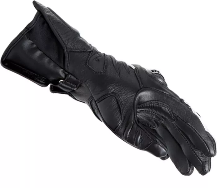 Dámské rukavice Dainese CARBON 4 LONG LADY LEATHER GLOVES BLACK/BLACK/WHITE vel. XL