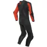 Kombinéza na moto Dainese LAGUNA SECA 5 1PC LEATHER SUIT BLACK/FLUO-RED