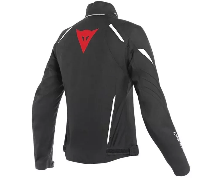 Dámská bunda na moto Dainese LAGUNA SECA 3 D-DRY BLACK/LAVA-RED/WHITE