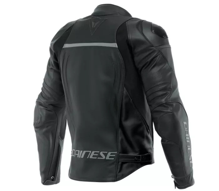 Bunda na motorku Dainese RACING 4 LEATHER JACKET BLACK/BLACK