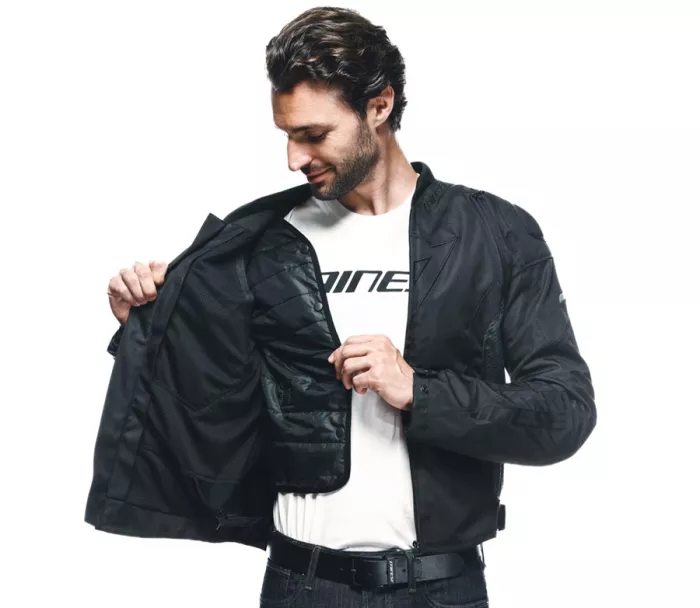 Pánská bunda Dainese AVRO 5 TEX JACKET BLACK