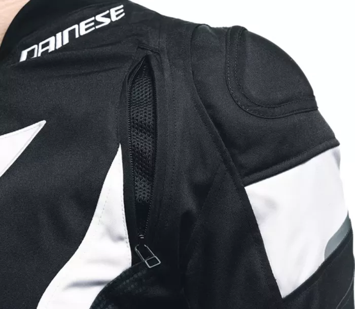 Bunda na moto Dainese AVRO 5 TEX BLACK/WHITE