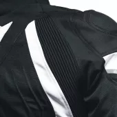 Dámská bunda na moto Dainese AVRO 5 TEX BLACK/WHITE