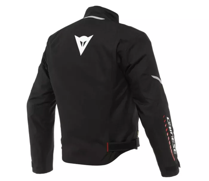 Bunda na moto Dainese VELOCE D-DRY®BLACK/WHITE/LAVA-RED