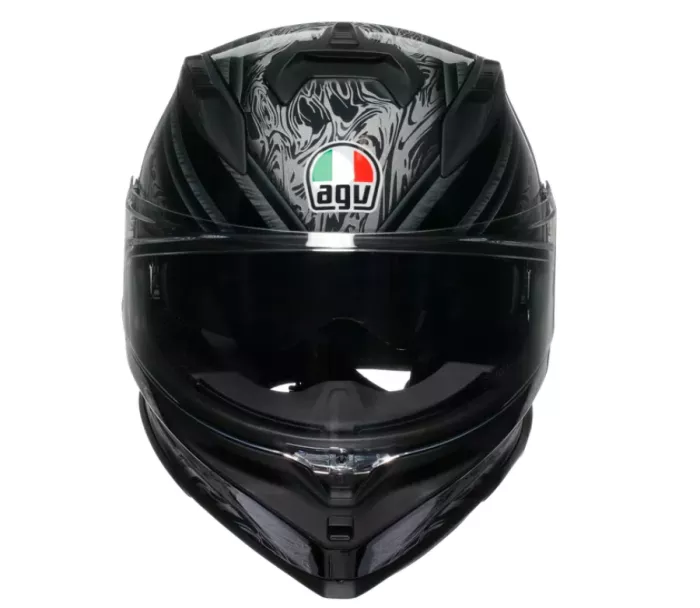 Integrální helma AGV K7 E2206 DAMASCUS BLACK/SILVER