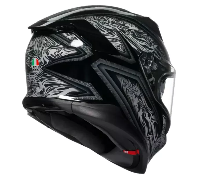 Integrální helma AGV K7 E2206 DAMASCUS BLACK/SILVER