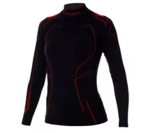 Brubeck LS14350 vel.S Cooler dámské triko dl.rukáv amaranth