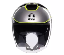 AGV IRIDES E2206 DAVAO BLACK/GREY/YELLOW FLUO vel. 2XL