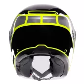 Otevřená helma AGV IRIDES E2206 DAVAO BLACK/GREY/YELLOW FLUO