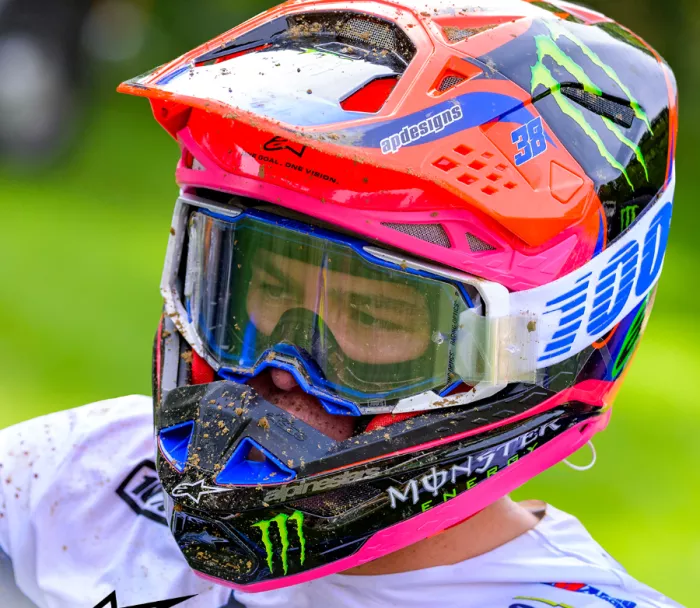 Alpinestars Superetch M10 Deegan orange/purple/pink glossy helmet vel. M