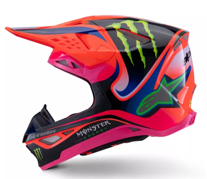 Alpinestars Superetch M10 Deegan orange/purple/pink glossy helmet vel. M