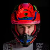 Alpinestars Superetch M10 Deegan orange/purple/pink glossy helmet vel. M