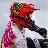 Alpinestars Superetch M10 Deegan orange/purple/pink glossy helmet vel. M