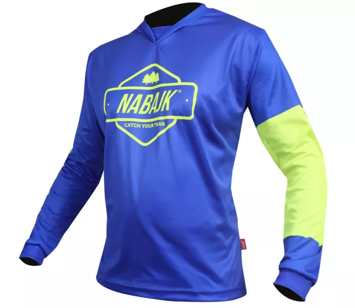 Pánský dres Nabajk Deshtny long sleeve dark blue/yellow