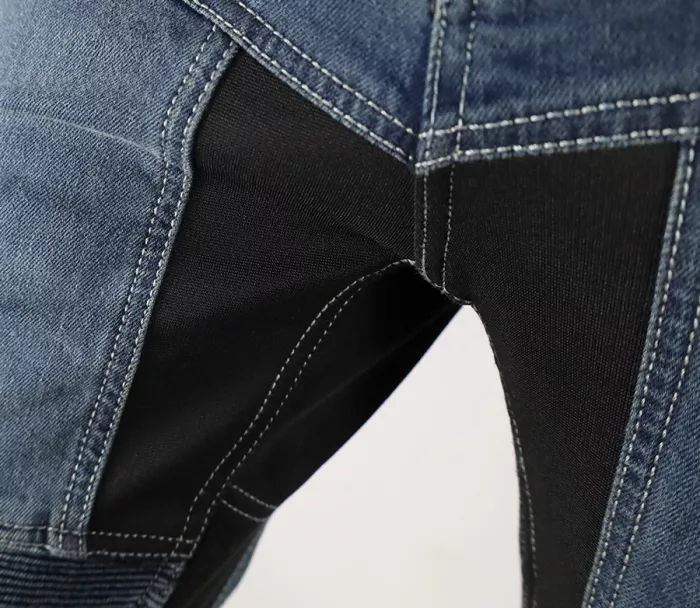 Moto kalhoty Trilobite Parado doublelayer AAA slim fit men jeans blue level 2 (prodloužené)