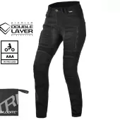 Dámské rifle Trilobite Parado doublelayer AAA slim fit black level 2 (Prodloužené)