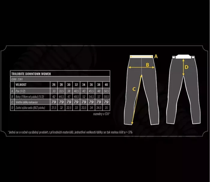 Dámské džíny Trilobite Downtown 2.0 monolayer AAA blue (Prodloužené)