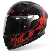 Helma na motorku XRC DROD black/red