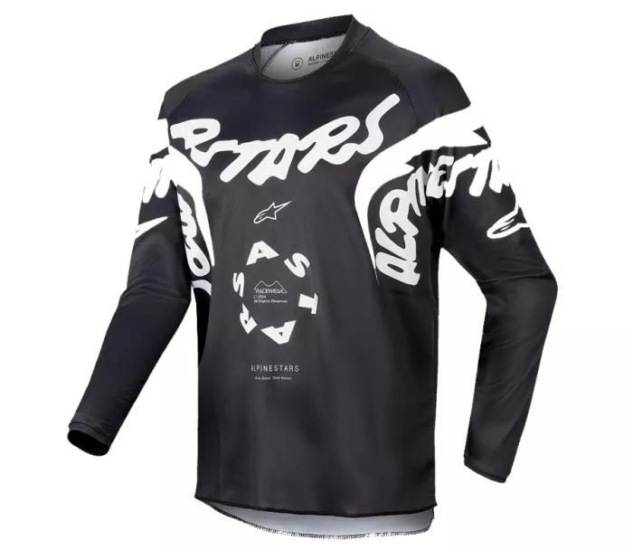 Dětský motokrosový dres Alpinestars Racer Hana black/white