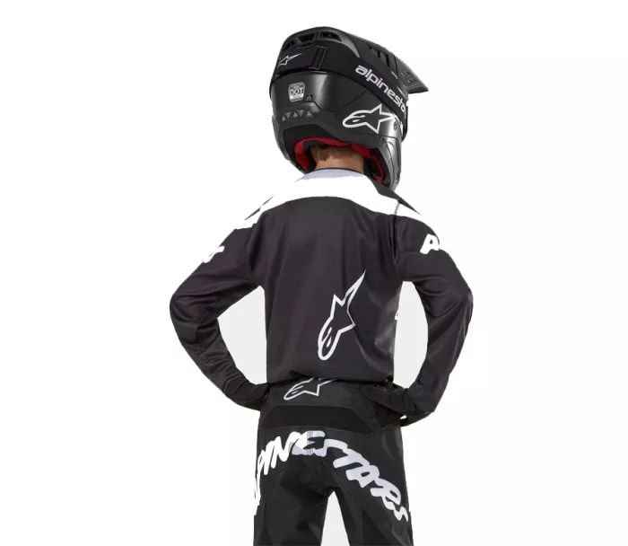 Dětský motokrosový dres Alpinestars Racer Hana black/white