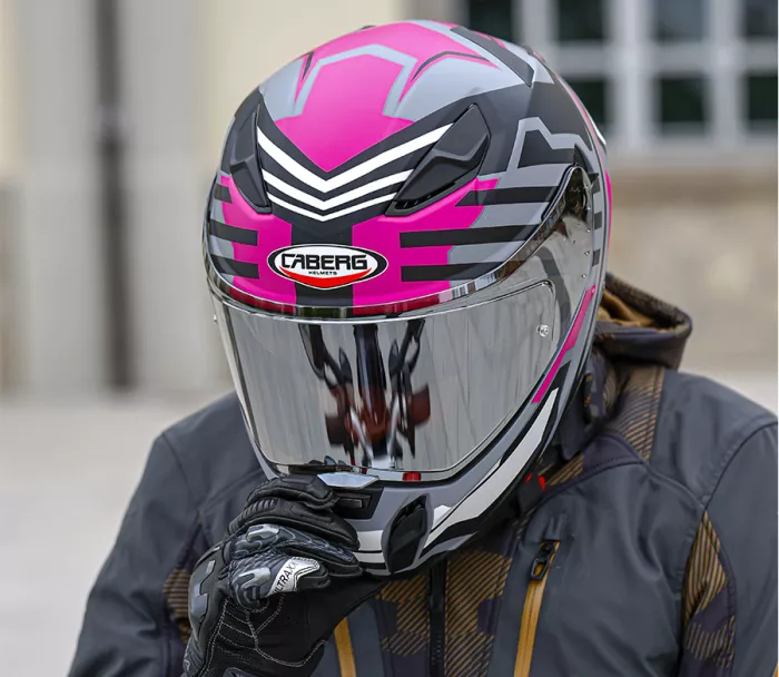 Integrální helma Caberg Drift Evo II Horizon matt grey/black/fuchsia