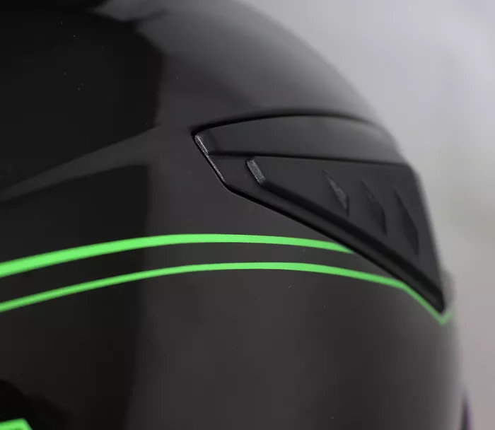 Helma na moto XRC DROD black/green