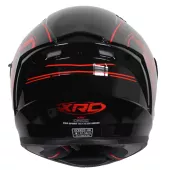 Helma na motorku XRC DROD black/red