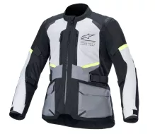 Pánská bunda na moto Alpinestars Andes Air Drystar ice grey/dark grey/black