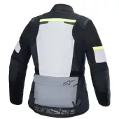 Pánská bunda na moto Alpinestars Andes Air Drystar ice grey/dark grey/black