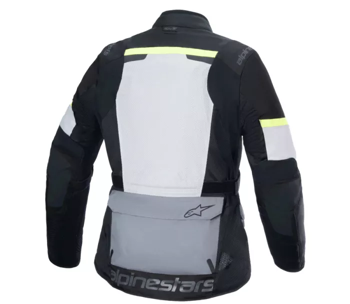 Pánská bunda na moto Alpinestars Andes Air Drystar ice grey/dark grey/black