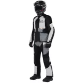 Pánská bunda na moto Alpinestars Andes Air Drystar ice grey/dark grey/black