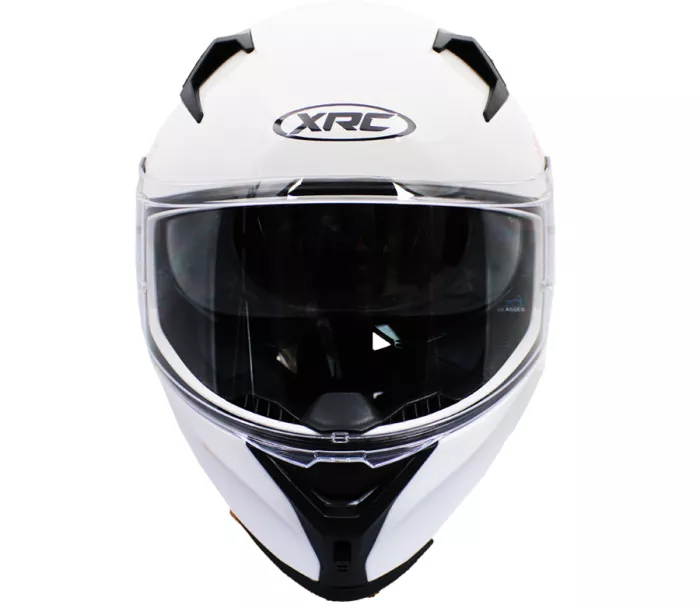 Helma na motorku XRC DS CONCEPT glossy white