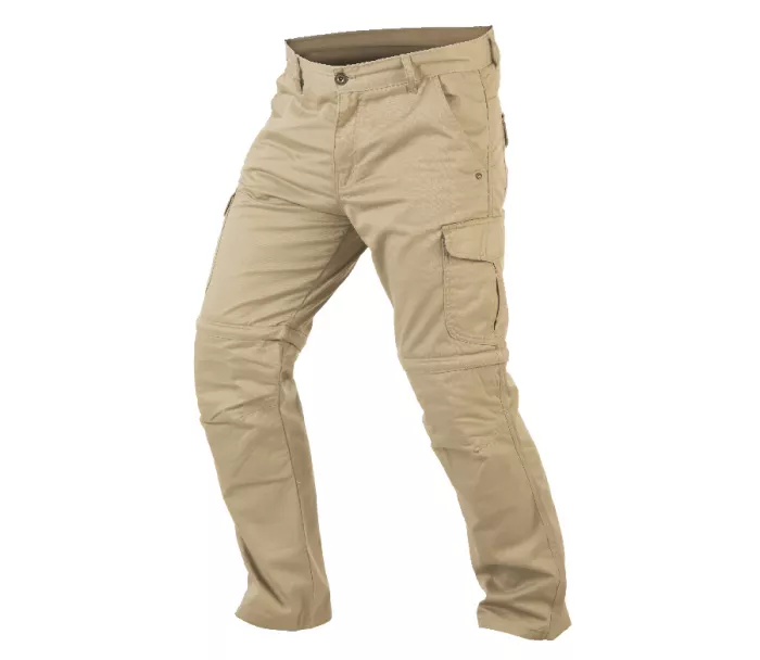 Kalhoty na motorku Trilobite Dual pants 2in1 beige