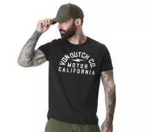 Pánské tričko Von Dutch logo black