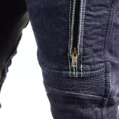 Kevlarové kalhoty na moto Trilobite 1964 Dyneemic Pro men dark blue/fluo