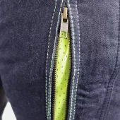 Kevlarové kalhoty na moto Trilobite 1964 Dyneemic Pro men dark blue/fluo