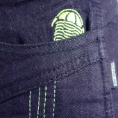 Kevlarové kalhoty na moto Trilobite 1964 Dyneemic Pro men dark blue/fluo