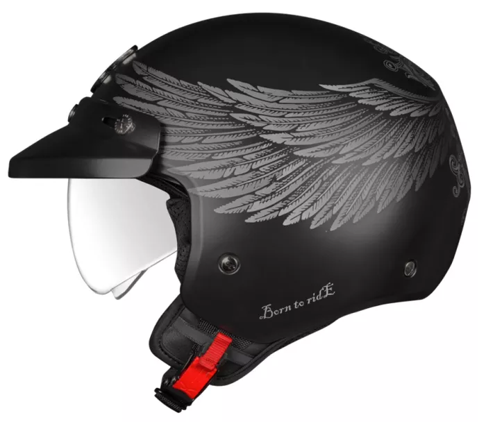 Otevřená helma NEXX Y.10 Eagle Rider black grey MT