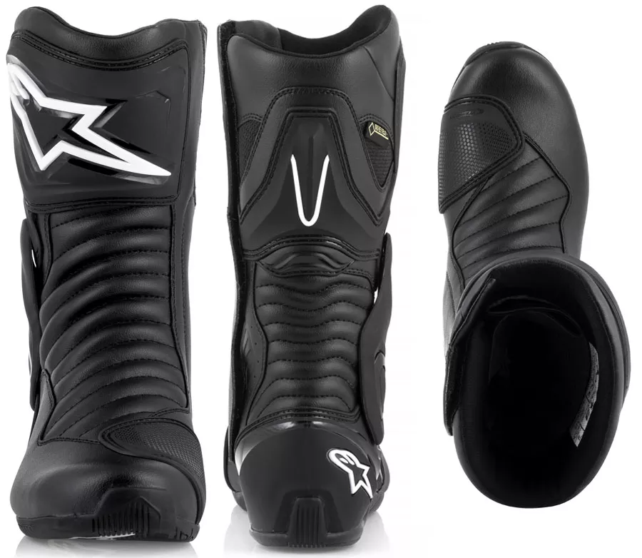 Boty na motorku Alpinestars SMX 6 gore tex black Bikers Crown