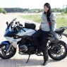 Dámská bunda na moto Nazran Poseidon W light grey/dark grey/red