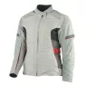 Dámská bunda na moto Nazran Poseidon W light grey/dark grey/red