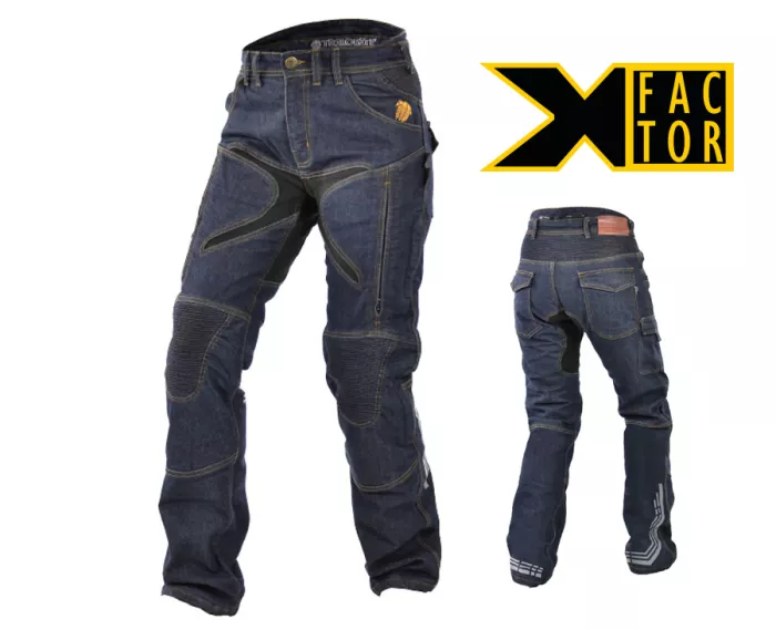 Dámské kevlarové džíny na moto Trilobite PROBUT X-FACTOR long blue