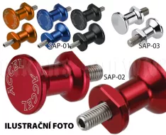 Accel SAP-02 red rolny na zadní kyvnou vidlici