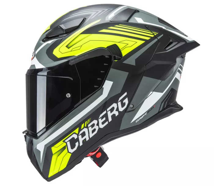 Integrální helma Caberg Drift Evo II Jarama matt black/grey/yellow fluo