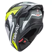 Integrální helma Caberg Drift Evo II Jarama matt black/grey/yellow fluo